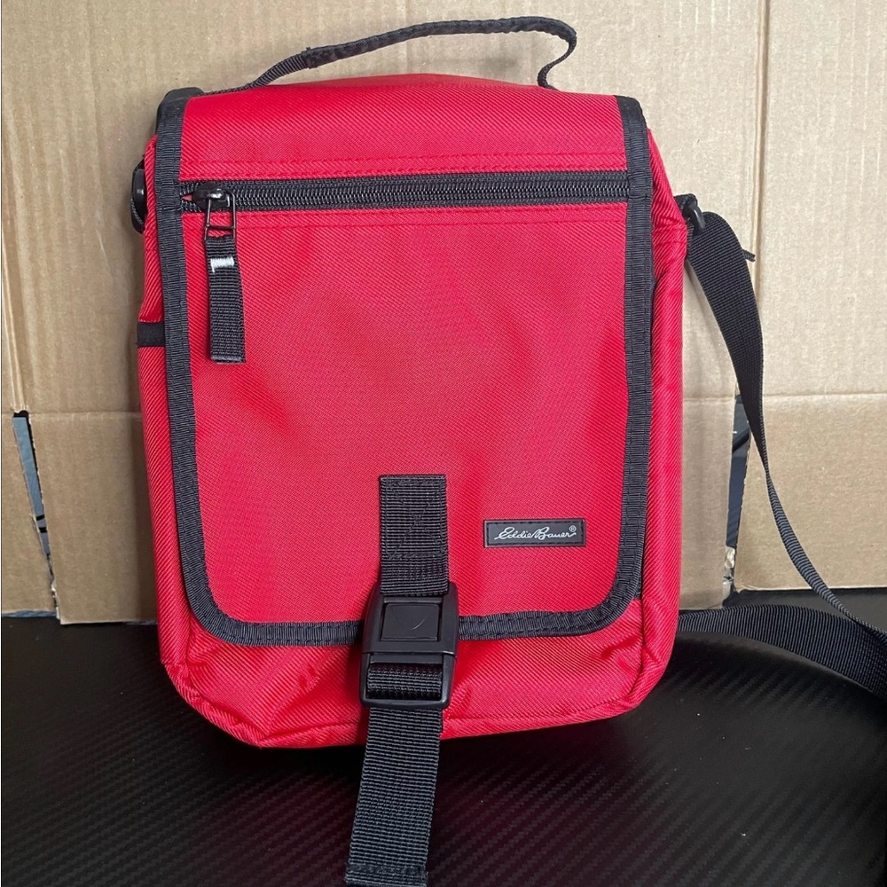 Eddie Bauer 7 Compartment Shoulder/ Cross Body Hiking Bag